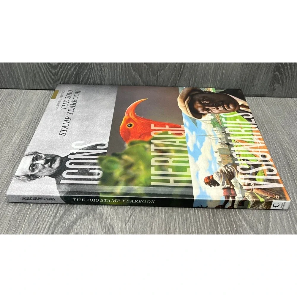 USPS The 2010 Stamp Yearbook Hardcover Collins Reference Icons Heritage Book